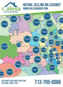 Houston West NW SW Zip Code Map